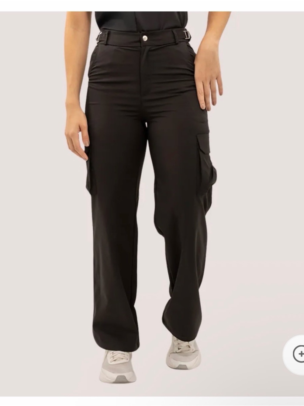 NWT Black Cargo Scrub Pants